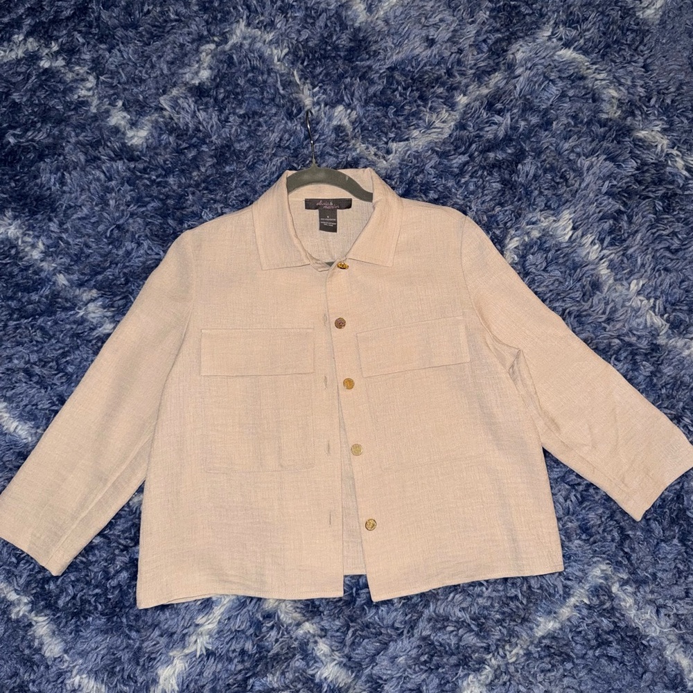 Women's Cream Blazer Jacket